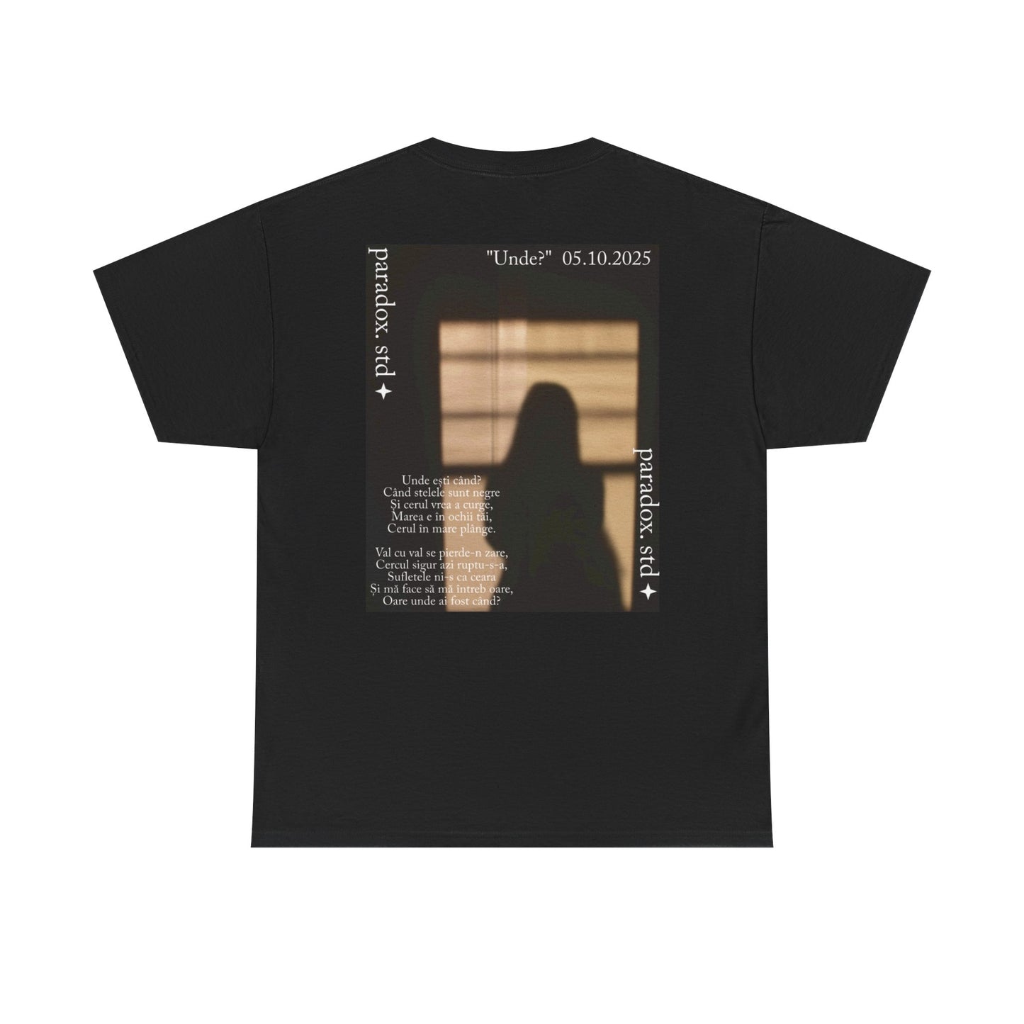 "Unde?" Poetry t-Shirt