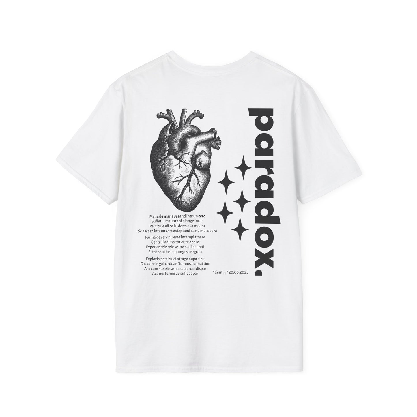 "Centru" Poetry t-Shirt