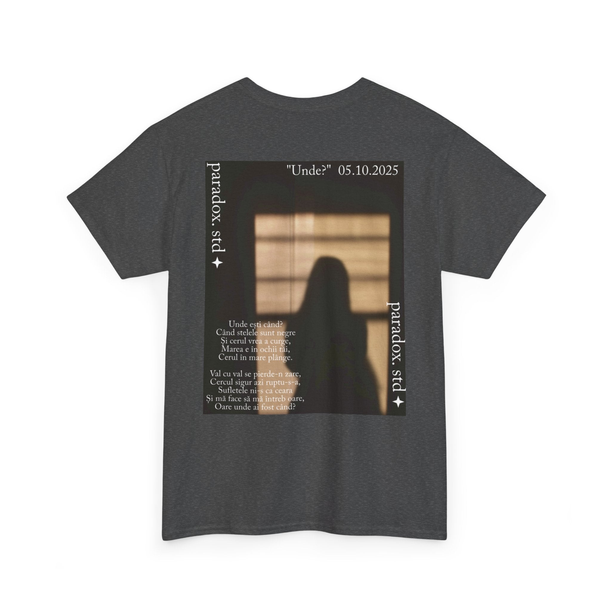 "Unde?" Poetry t-Shirt