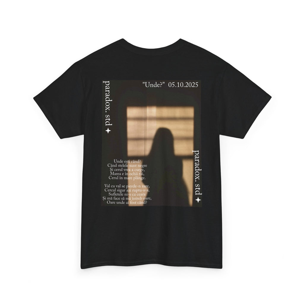 "Unde?" Poetry t-Shirt