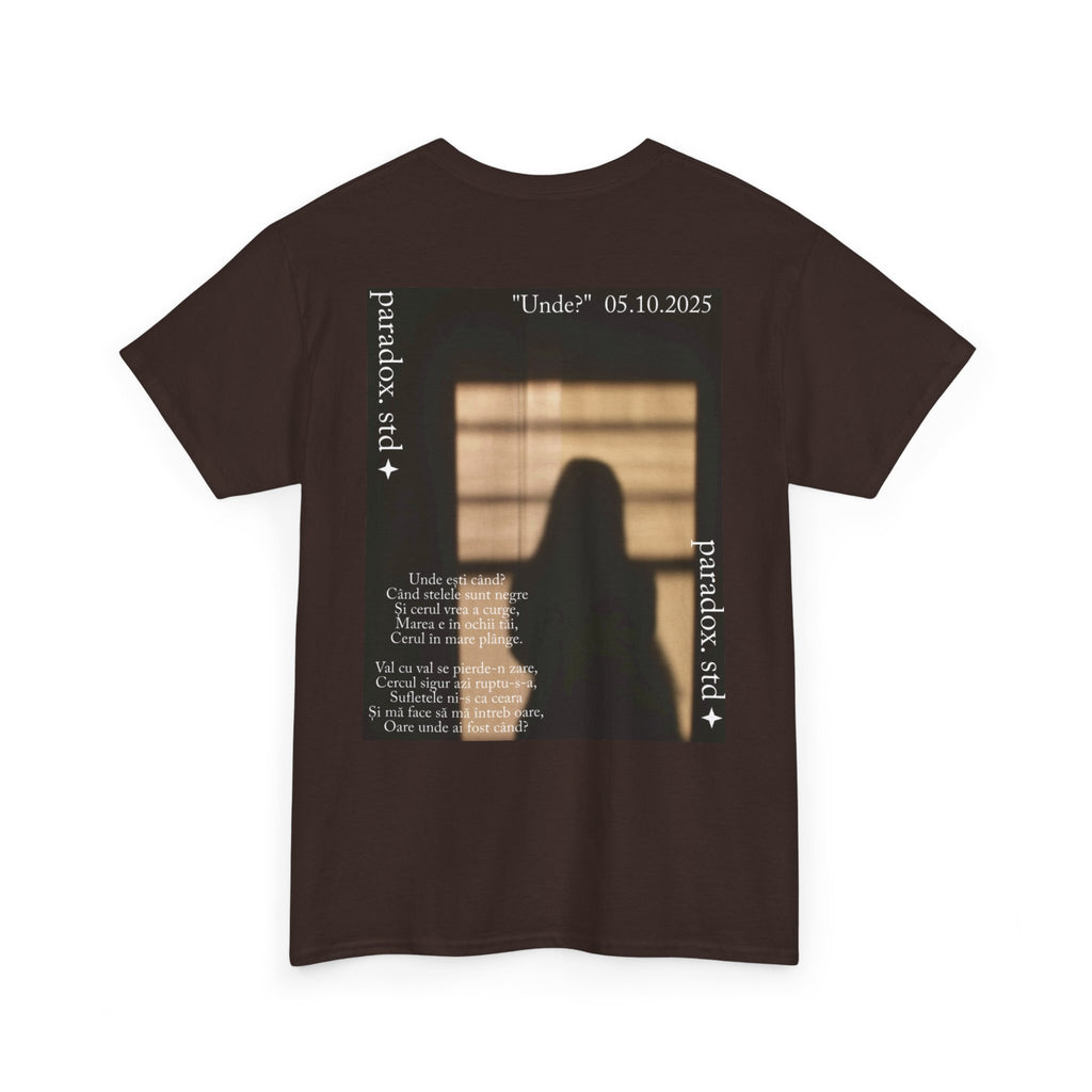 "Unde?" Poetry t-Shirt